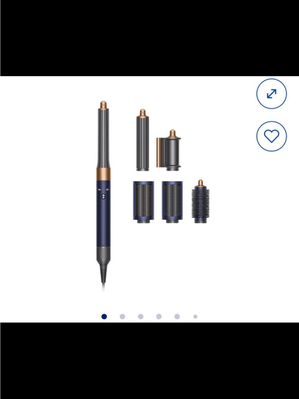 Dyson Multi-Styler Set in Navy Blue and Copper